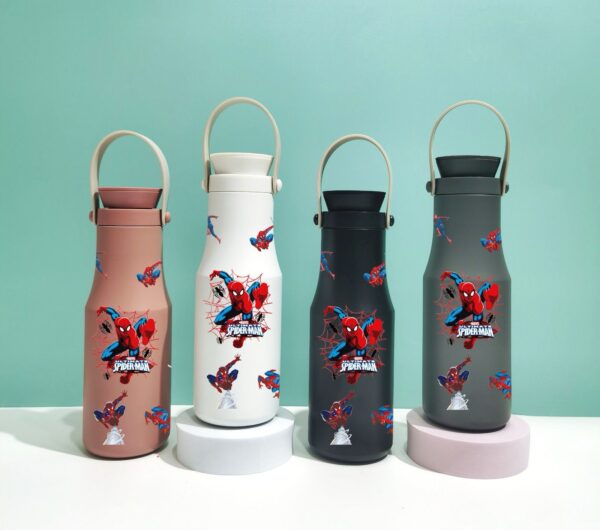 Thermal Bottle – 260 ml – Crazy Skulls – Stainless Steel Water Bottle – Cool Drinks 36 Hours and Hot 18 Hours – Finished with Spiderman Design – BPA Free – Cool Bottles