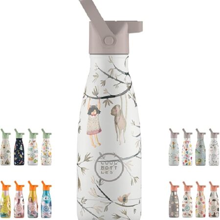 Thermal Bottle – 260 ml – Crazy Skulls – Stainless Steel Water Bottle – Cool Drinks 36 Hours and Hot 18 Hours – Finished with Embossed Paint – BPA Free – Cool Bottles