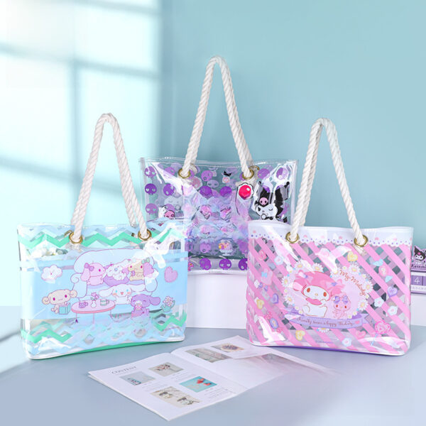 holographic tote bag